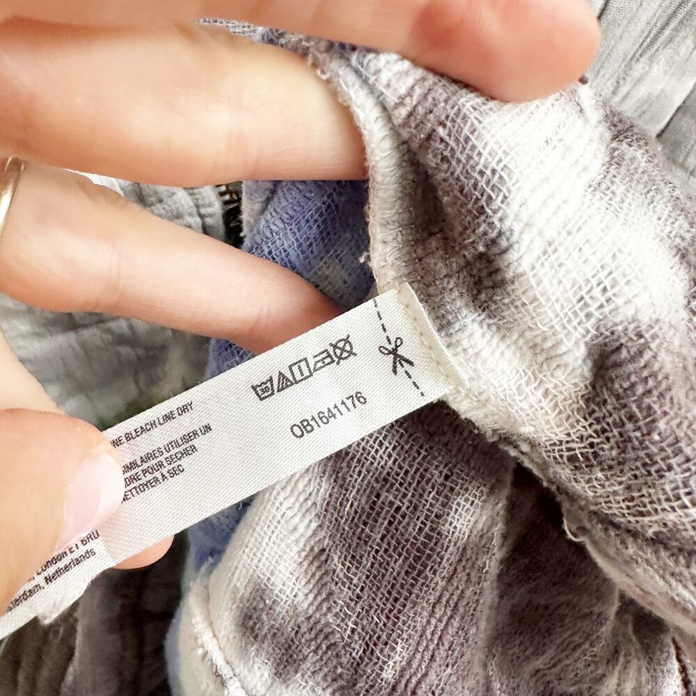 Free People Movement Trapped In Paradise Tie Dye Pullover Hoodie Oversized Small - Picture 6 of 9